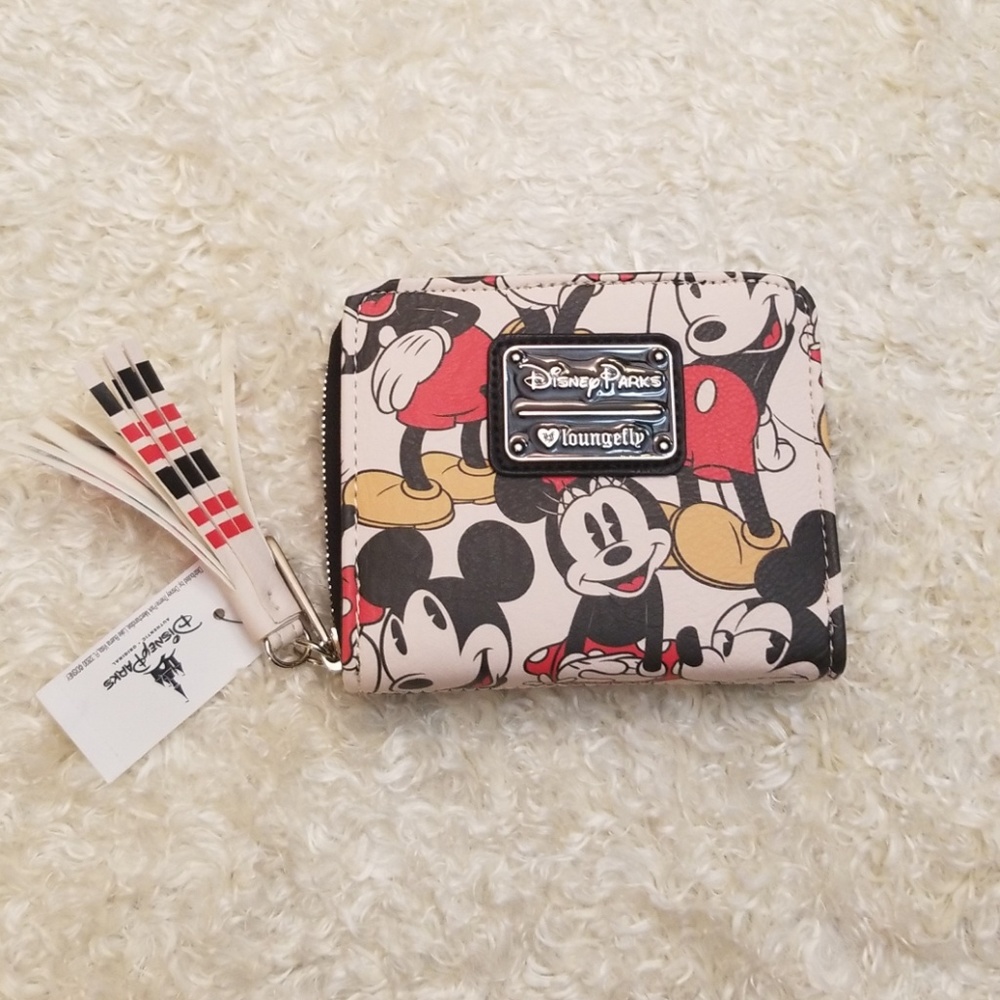Disney Parks loungefly Mickey Minnie Mouse Wallet